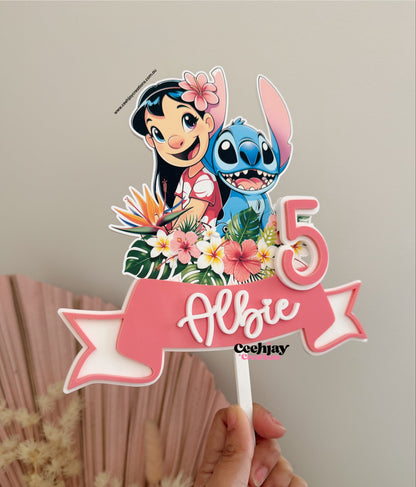 Lilo and Stitch Cake Topper