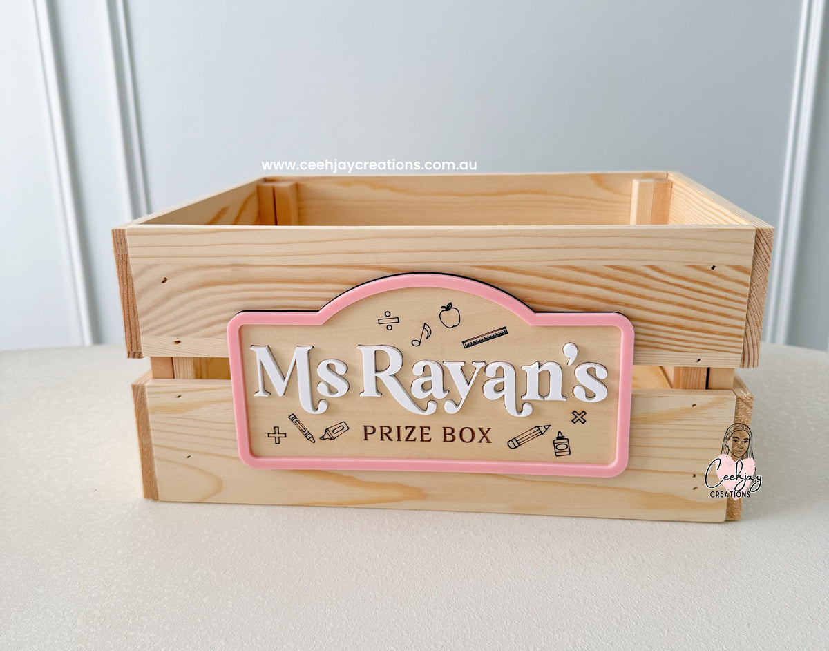 Prize Box Example Prize Box Crate – Ceehjay Creations