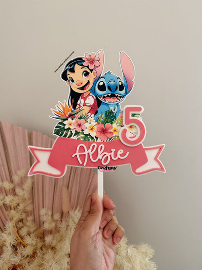 Lilo and Stitch Cake Topper