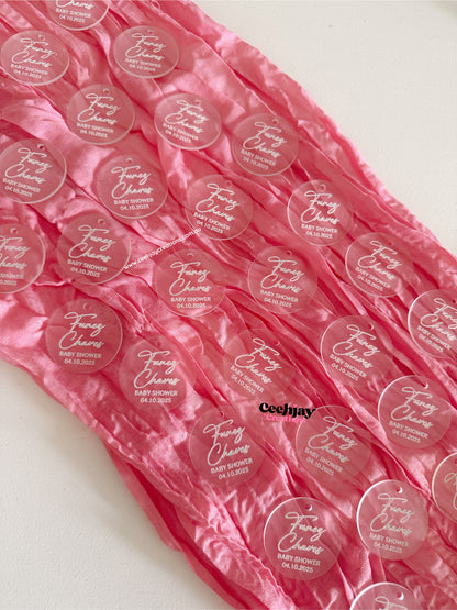 Acrylic Round Tags