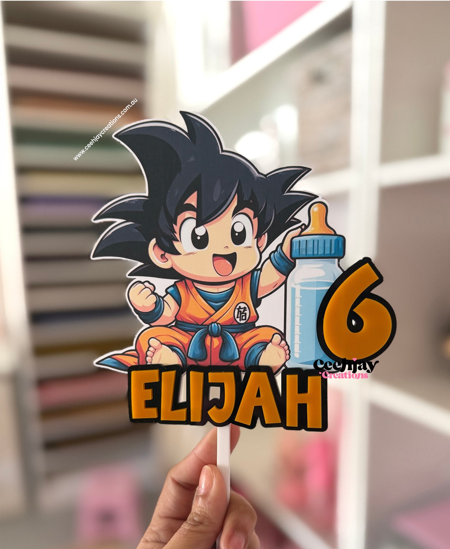 Baby Goku Cake Topper