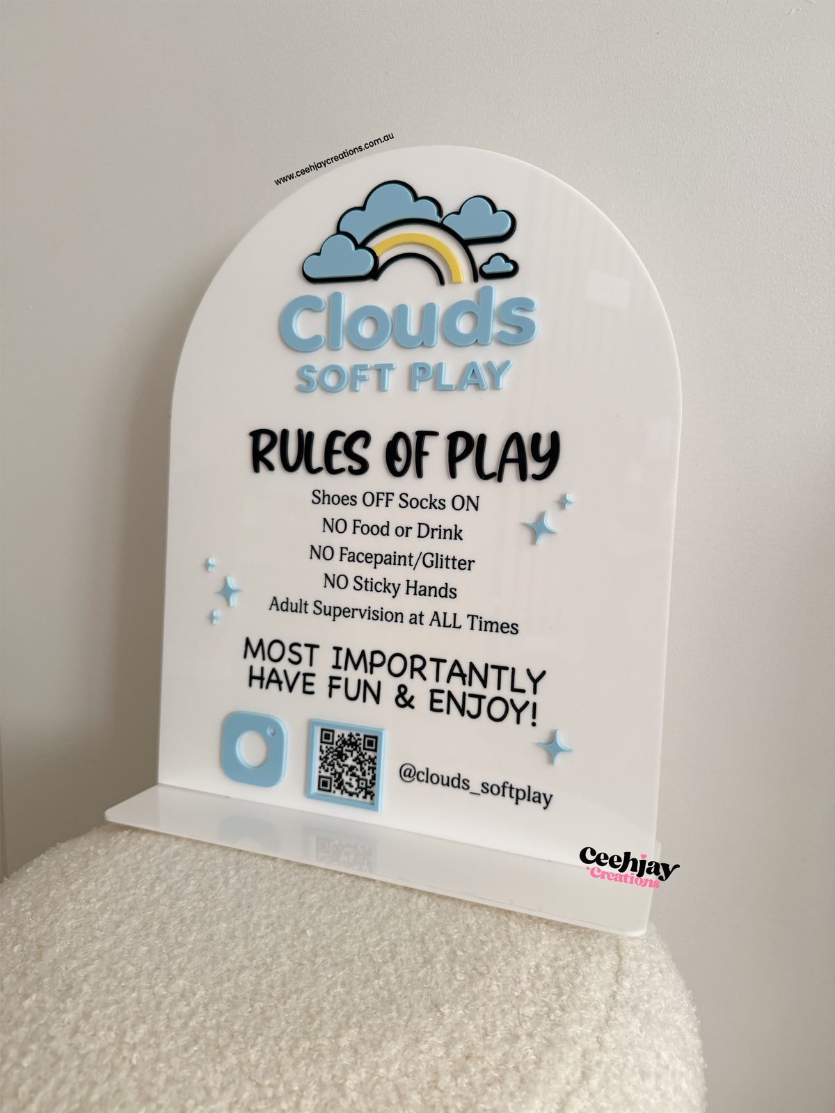Play Rules Sign
