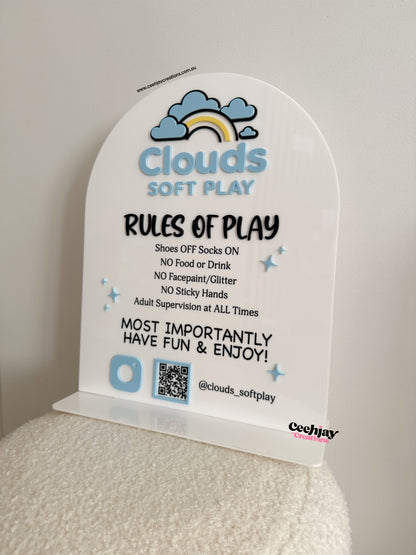 Play Rules Sign