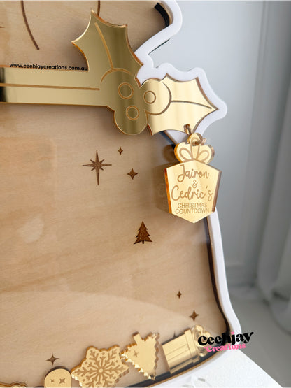 Christmas Countdown Drop Box - Santa Sack