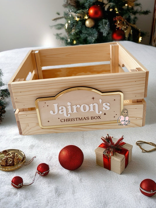 Christmas Box Crate