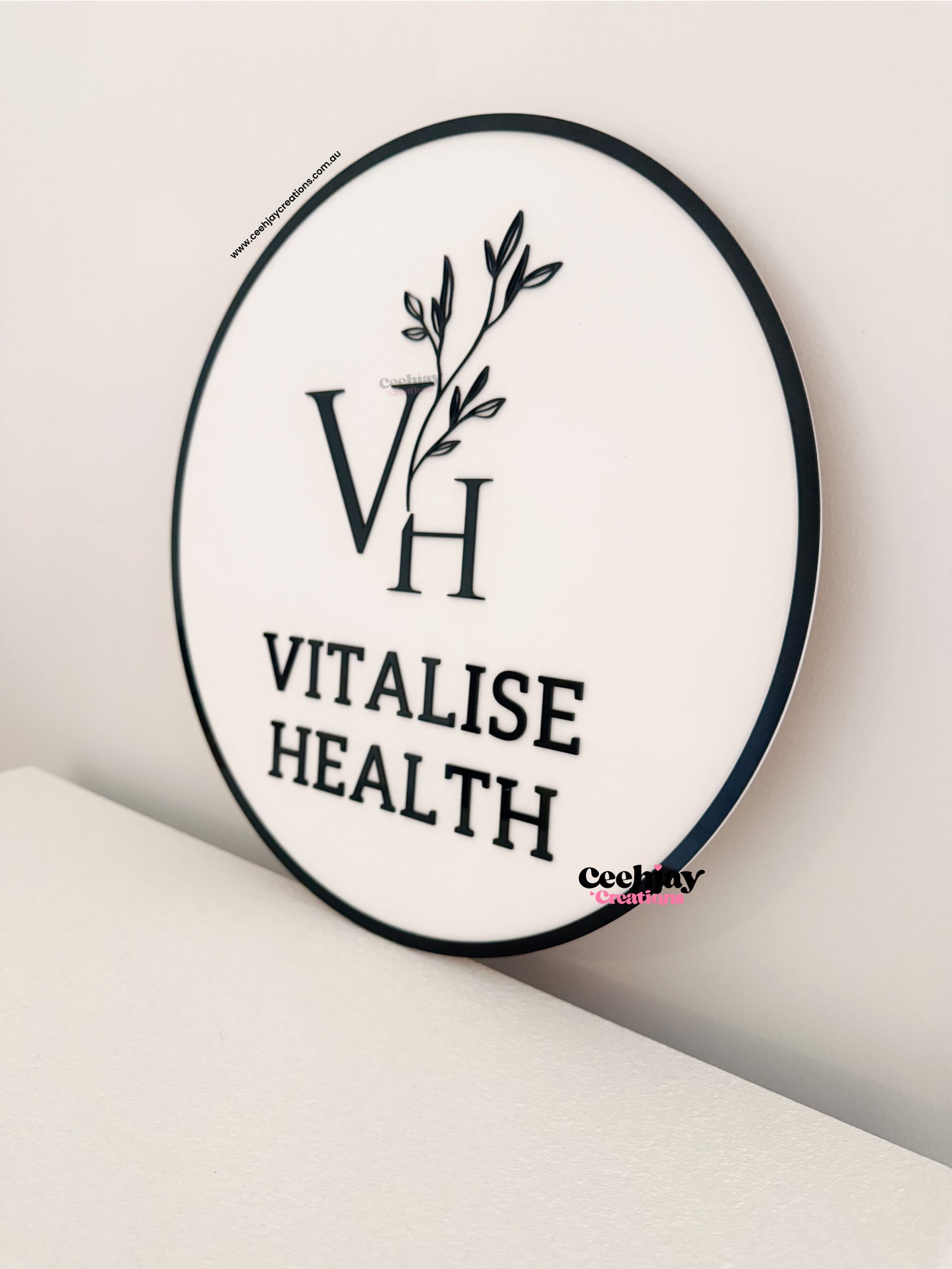 Business Logo Sign - Round Shape