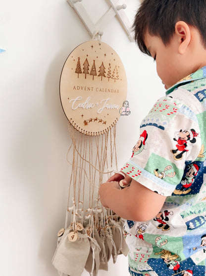 Christmas Advent Calendar - Round