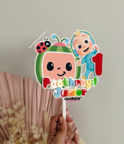 Cocomelon Cake Topper
