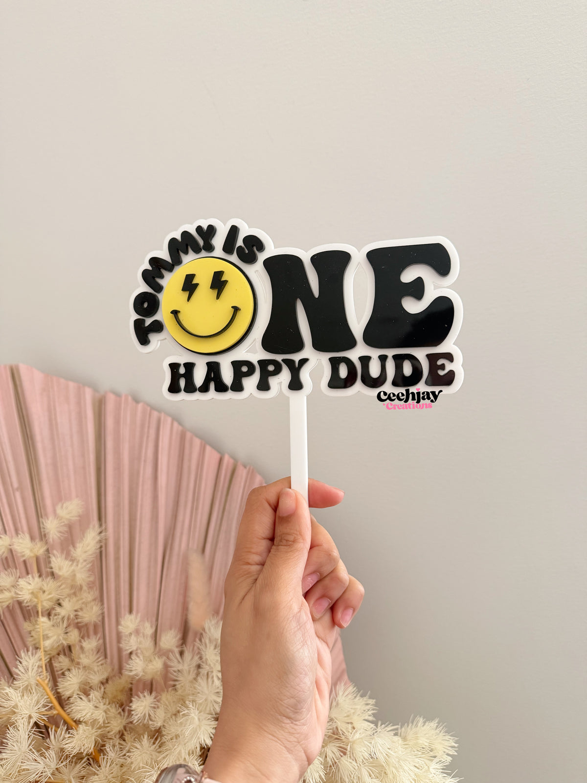 One Happy Dude Cake Topper