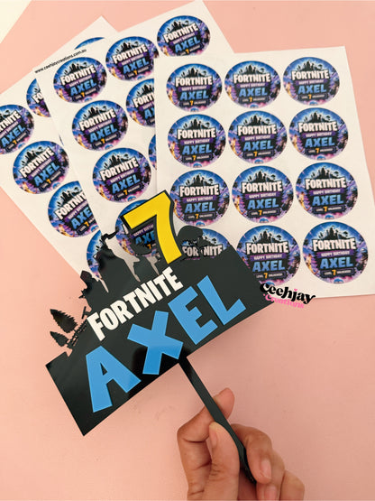 Fortnite Cake Topper