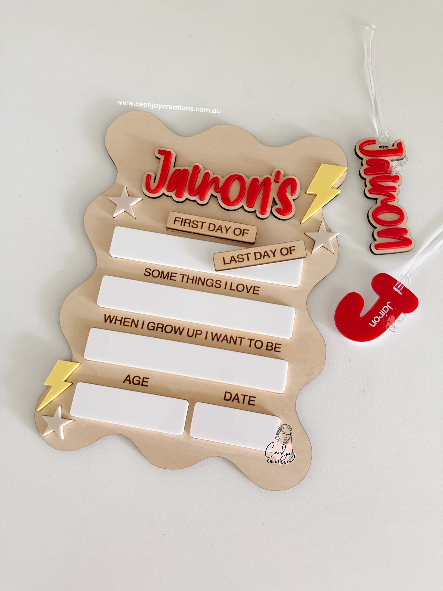 First Day Of Board - Wavy