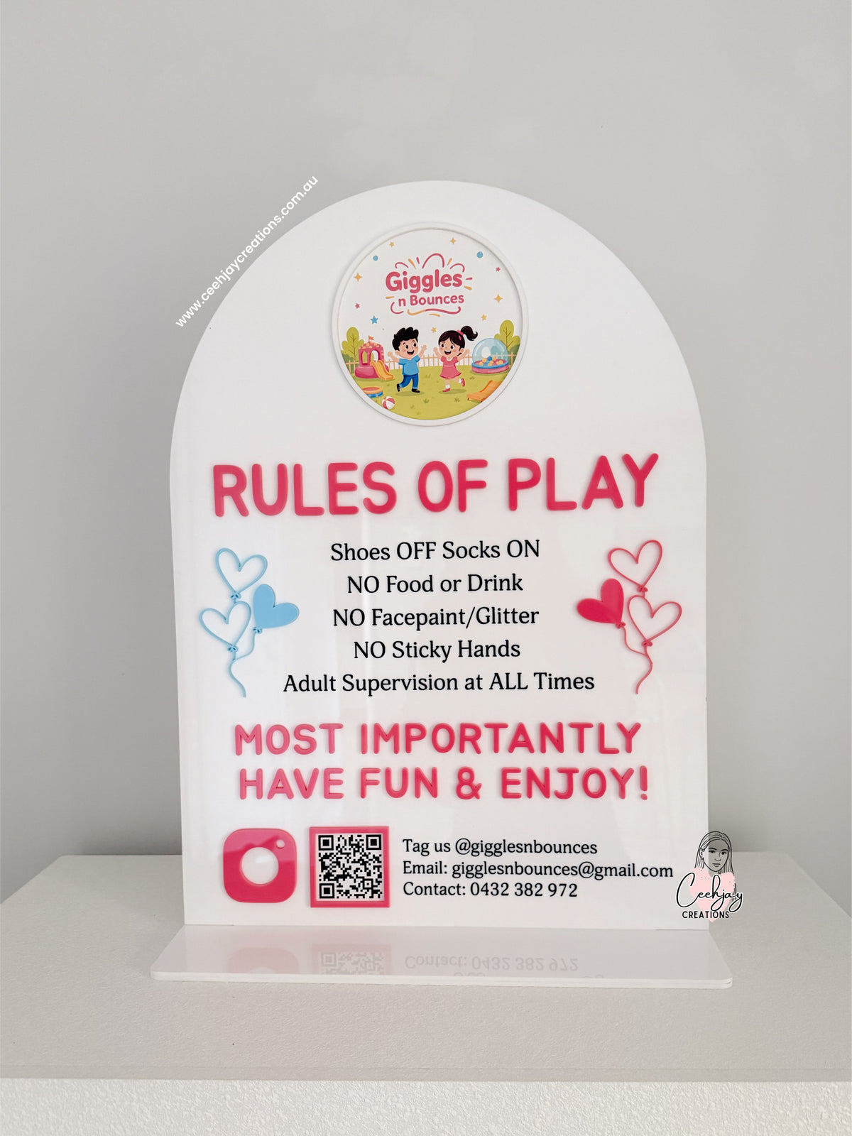 Play Rules Sign