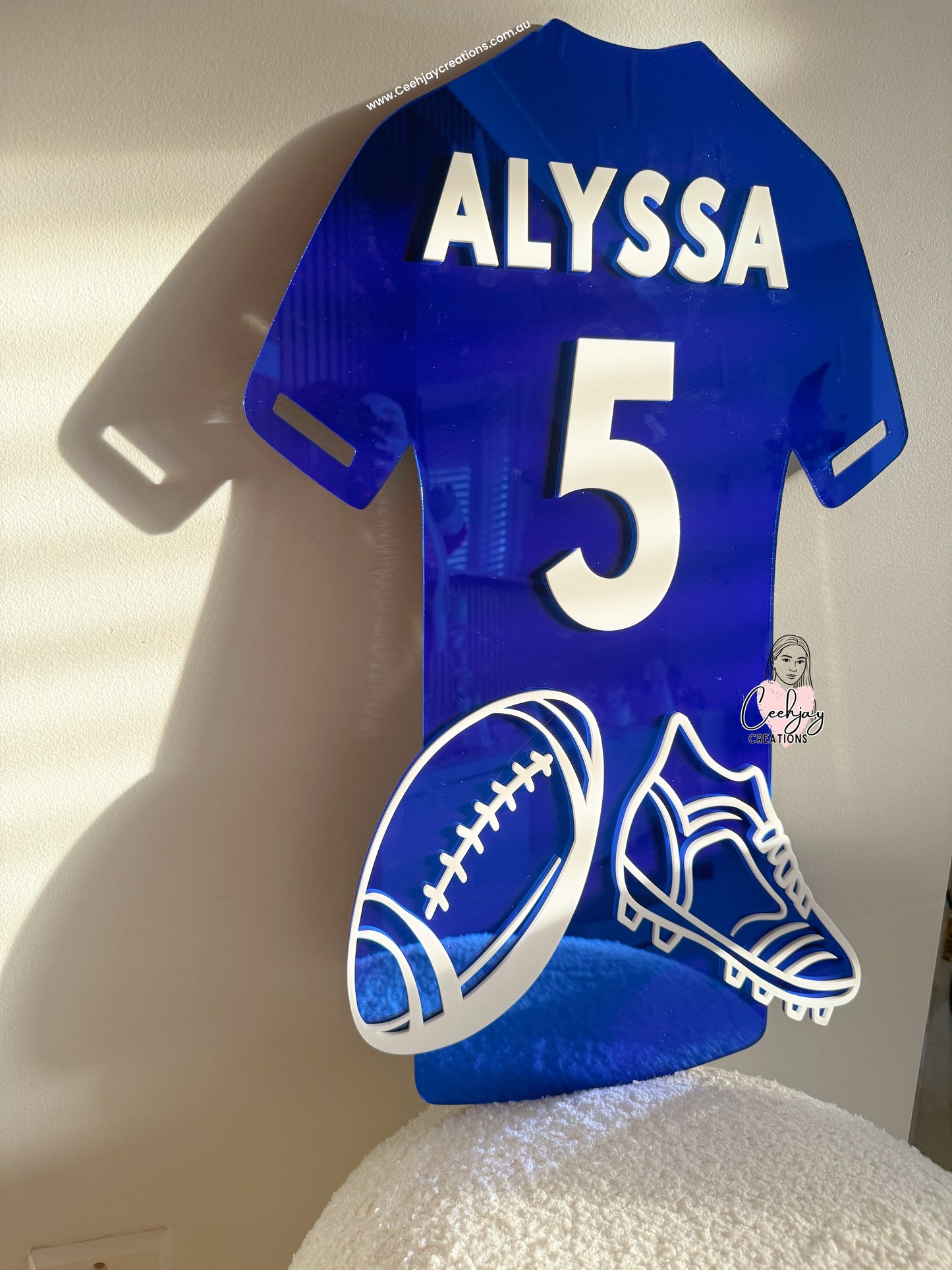 Rugby Shirt Name Sign