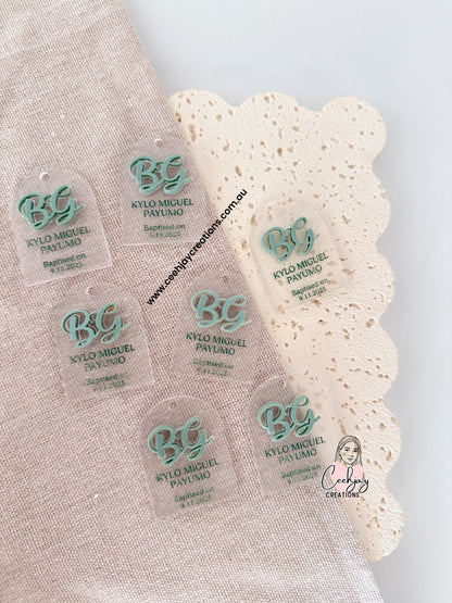 Acrylic Arch Tags