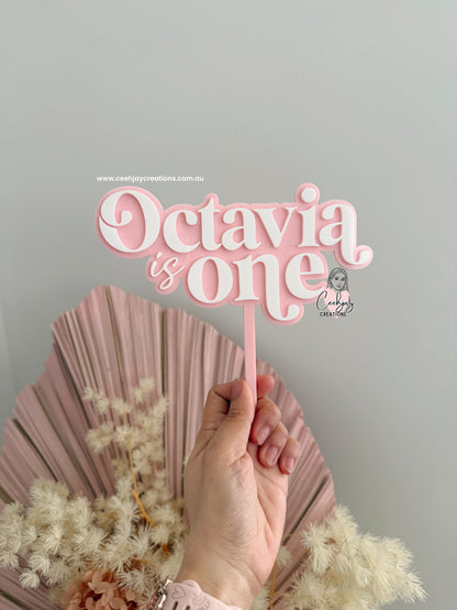 Custom Layered Cake Topper
