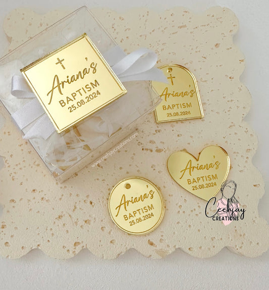 Acrylic Tags - Mirror Engraved