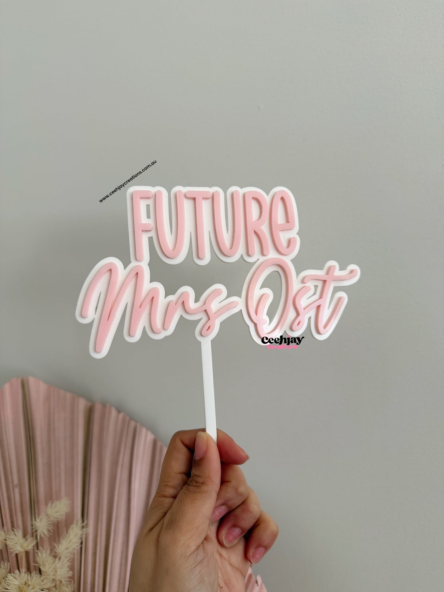 Future Mrs Cake Topper