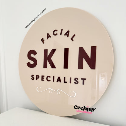 Business Logo Sign - Round Shape