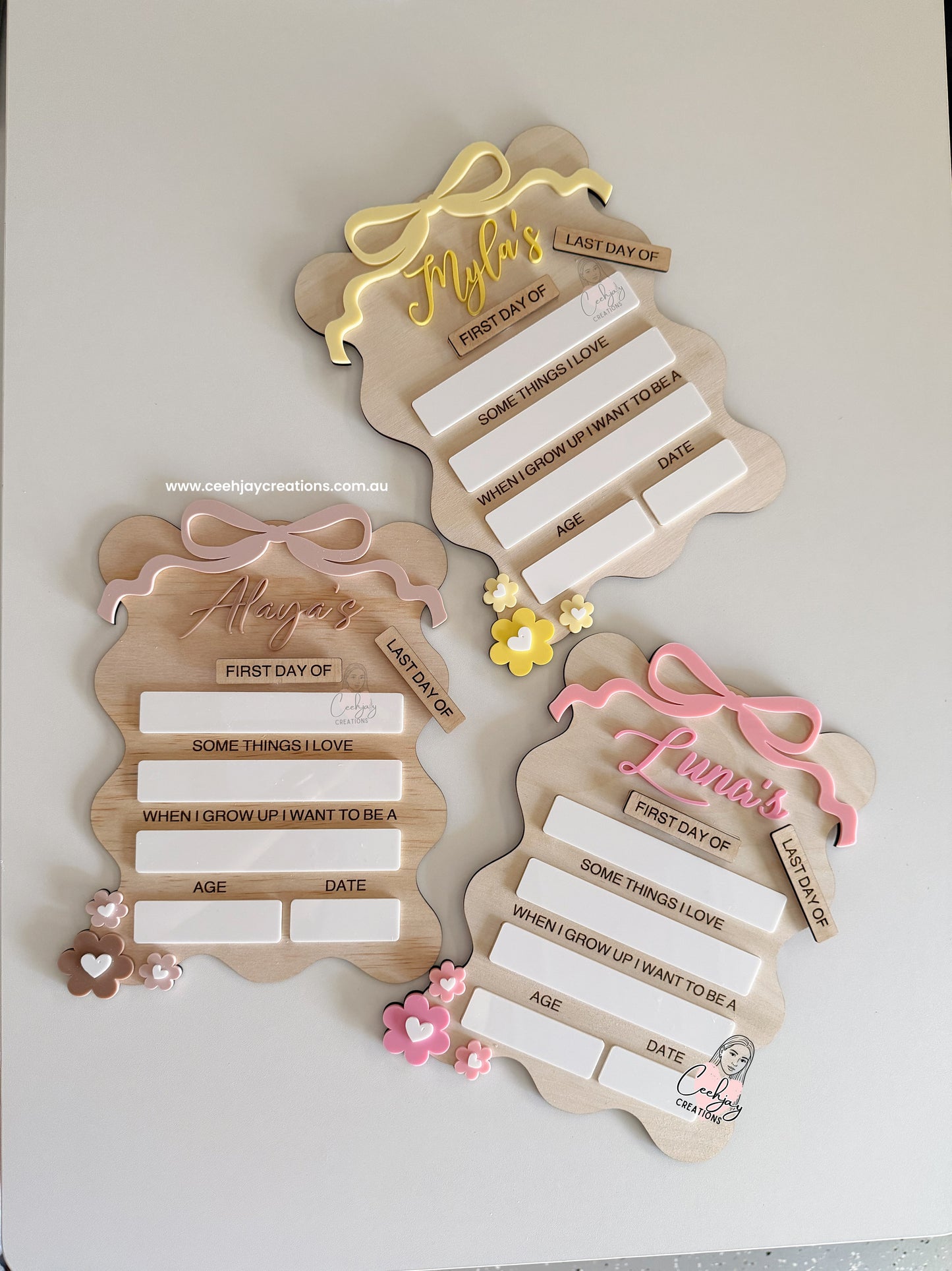 First Day Of Board - Wavy