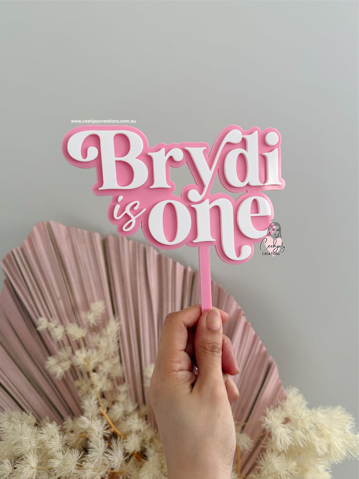 Custom Layered Cake Topper