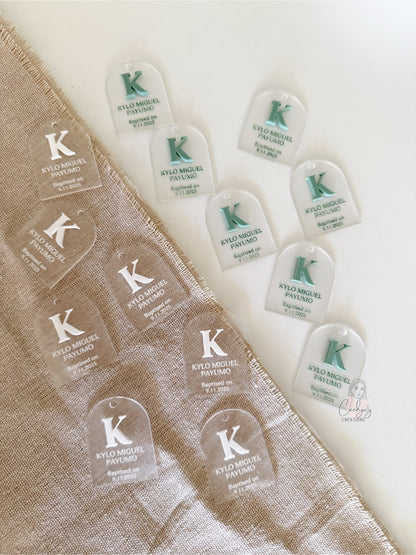 Acrylic Arch Tags