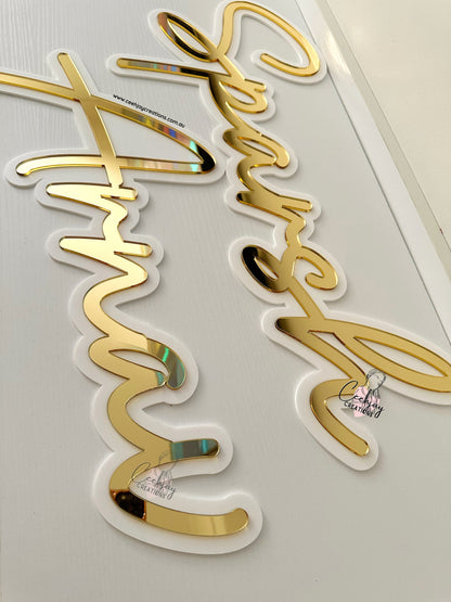 Name Sign - Double Layer