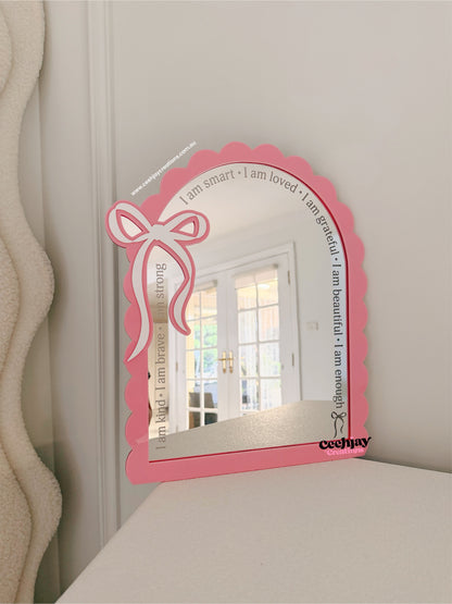 Affirmation Mirror - Bow