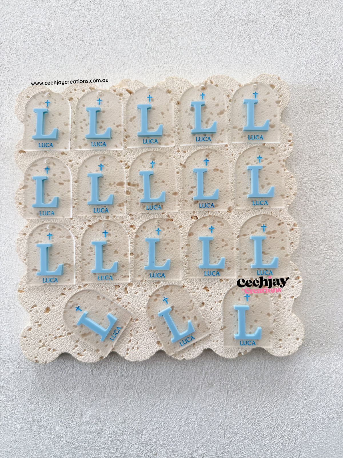 Acrylic Arch Tags