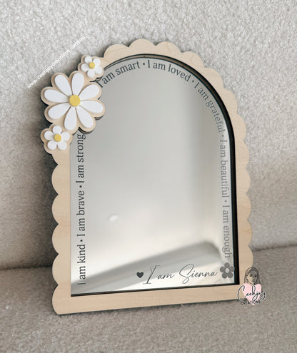 Affirmation Mirror - Daisy