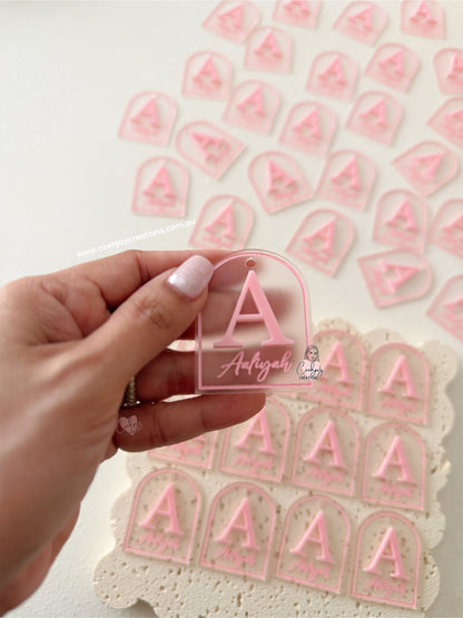 Acrylic Arch Tags