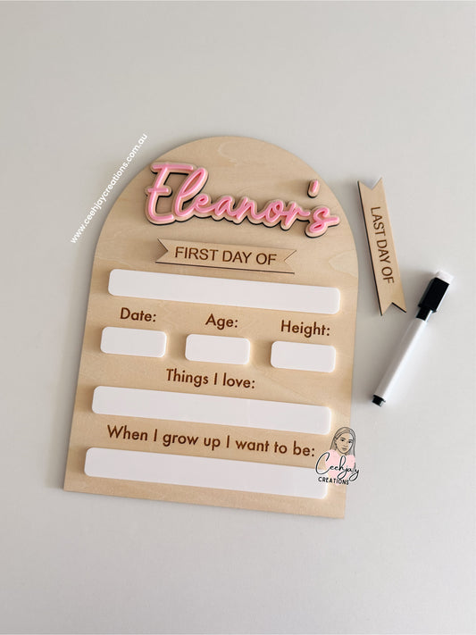 First Day Of Board - Arch Shape