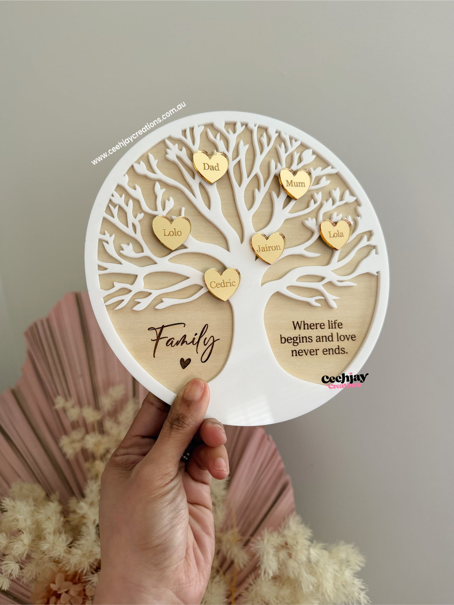 Family Tree Plaque