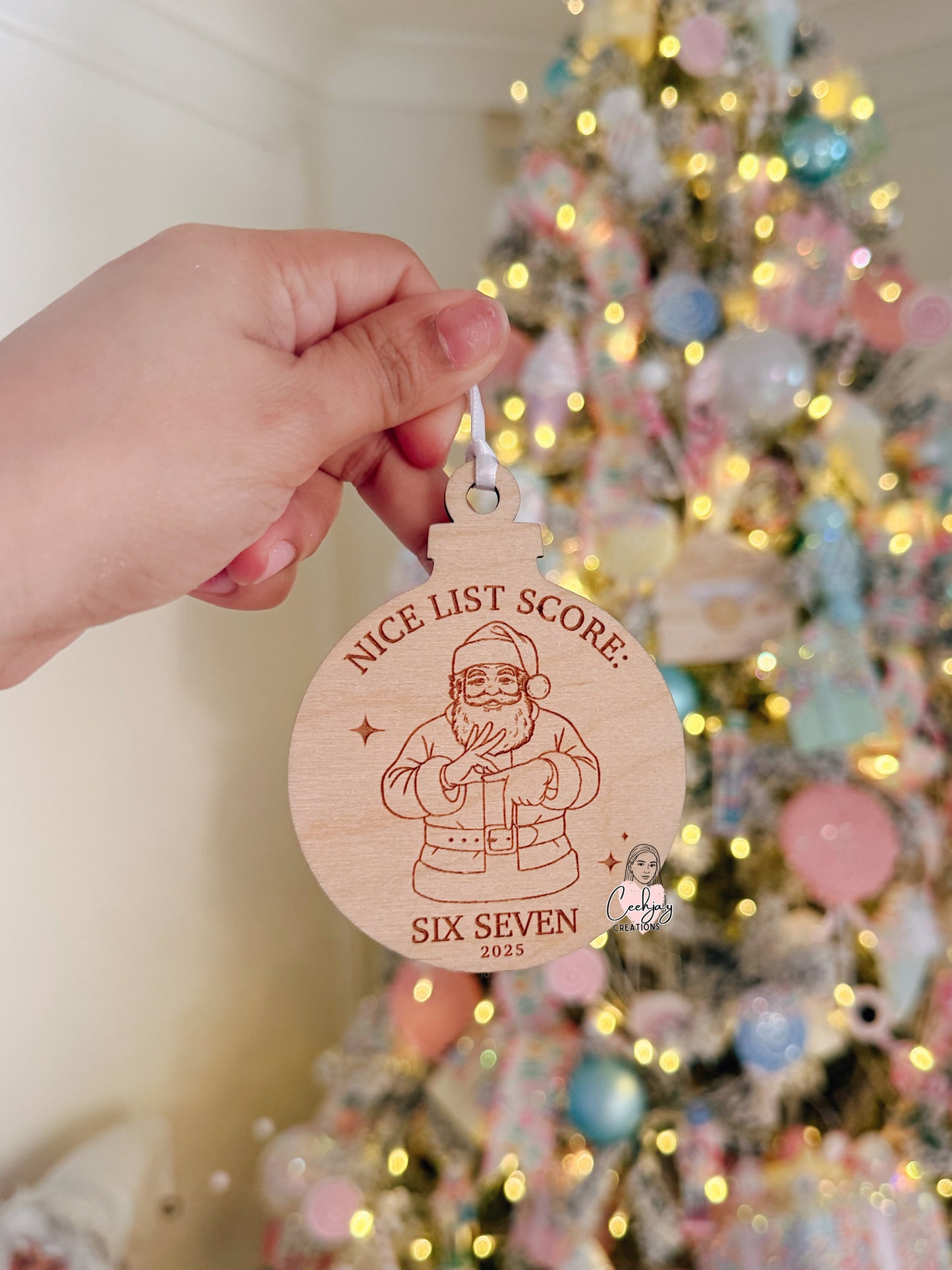 Six Seven Christmas Ornament