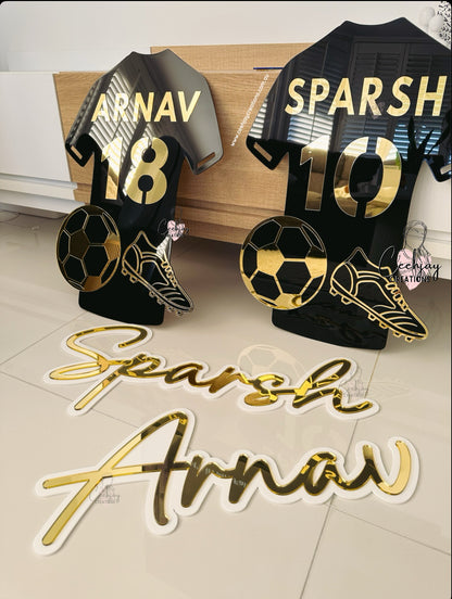 Soccer Name Sign