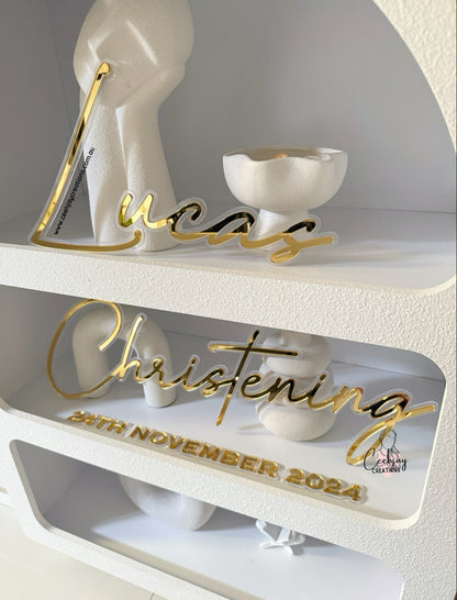 Name Sign - Double Layer