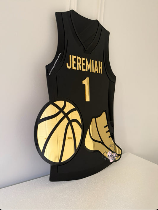 Basketball Name Sign