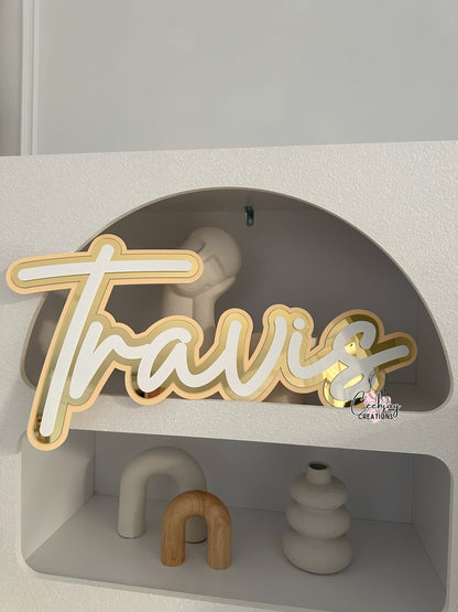 Name Sign - Triple Layer