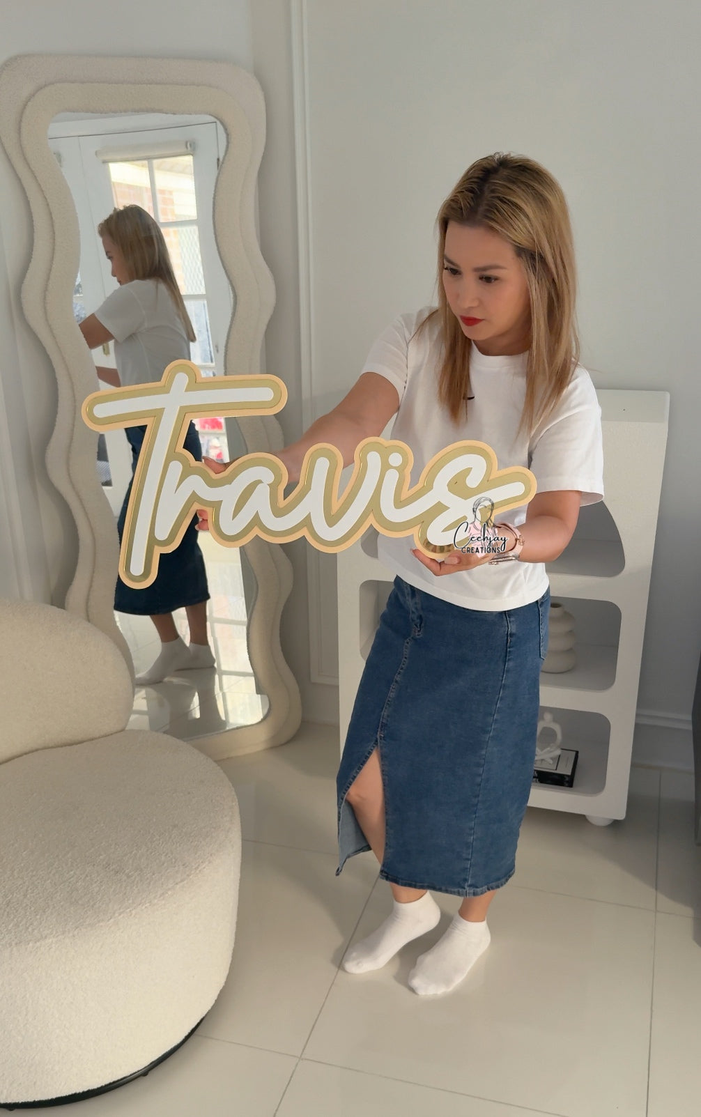 Name Sign - Triple Layer