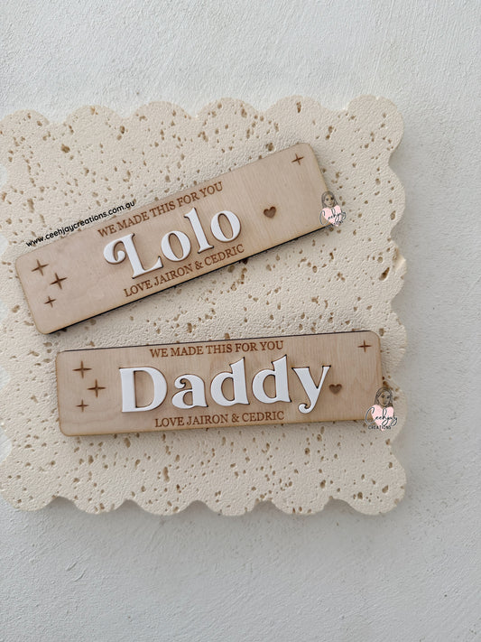 I made this for you magnet - Father's Day