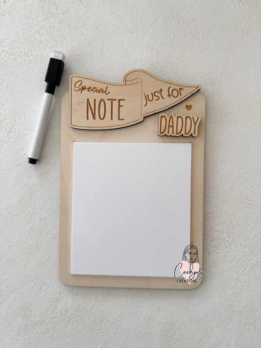 Special Note Fridge Magnet - Interchangeable