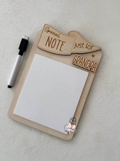 Special Note Fridge Magnet - Interchangeable