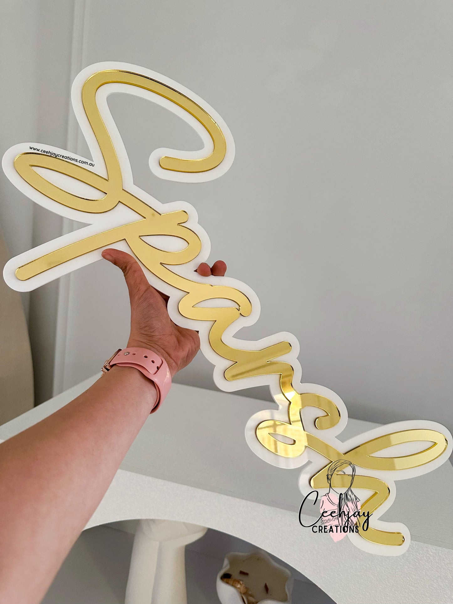 Name Sign - Double Layer