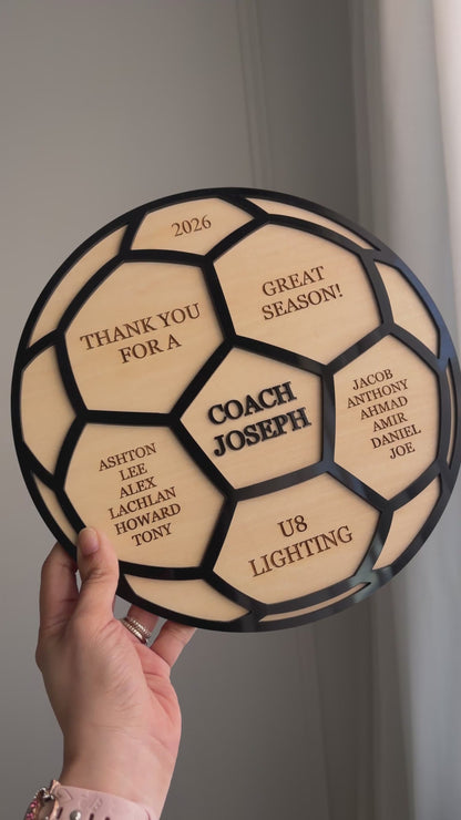 Soccer Coach Plaque