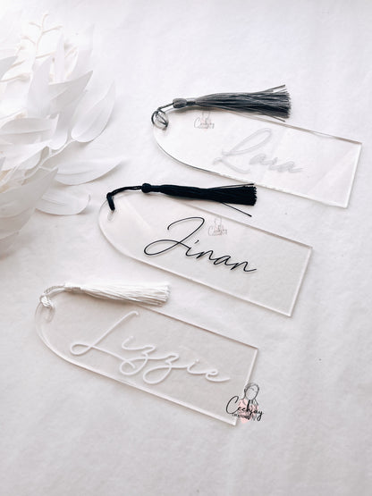 Decal Acrylic Bookmarks